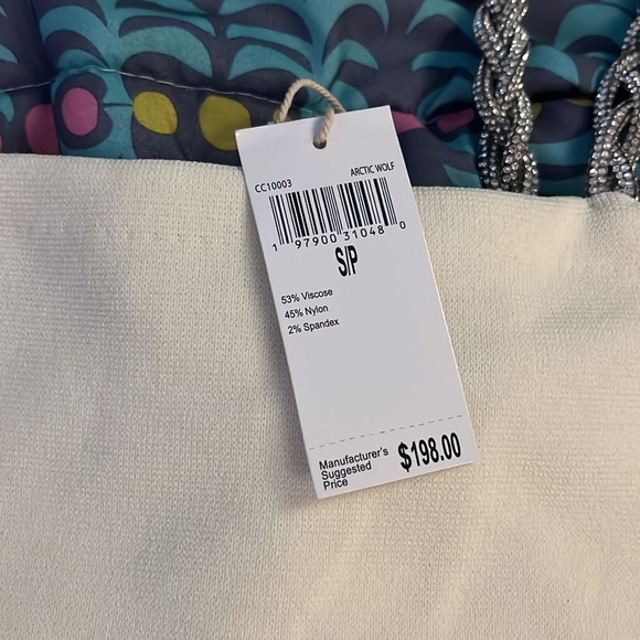 ✨!!NWT!! Camila Coelho crop top with crystal straps - Picture 3 of 5